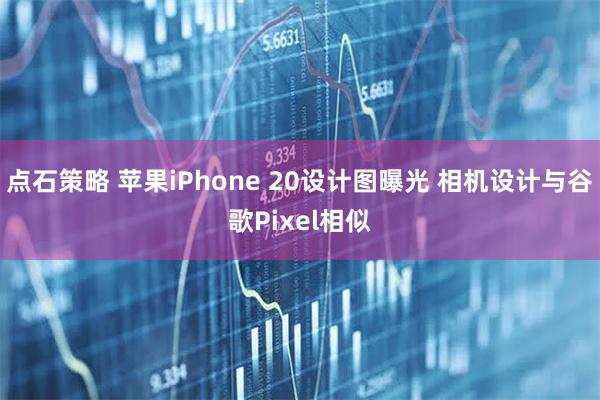 点石策略 苹果iPhone 20设计图曝光 相机设计与谷歌Pixel相似